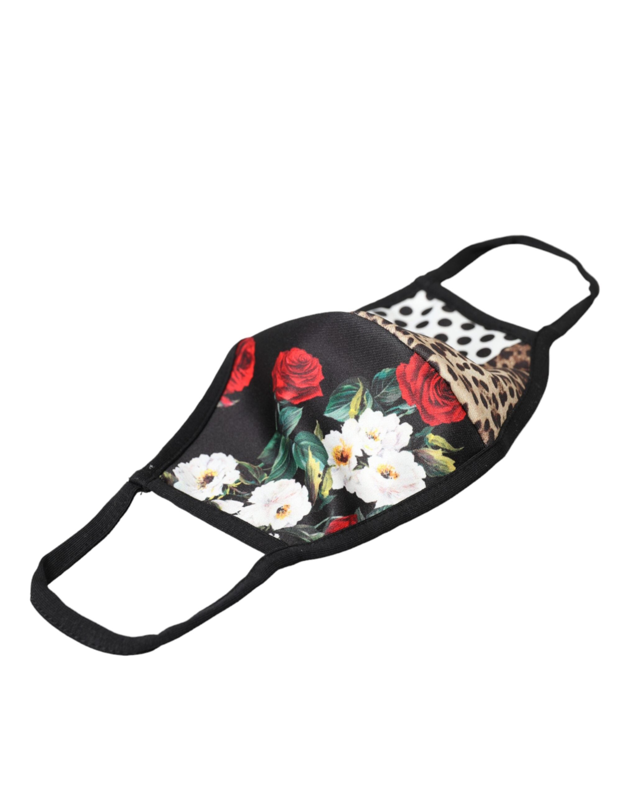 Multicolor Leopard Floral Elastic Ear Strap Face Mask - ventzia