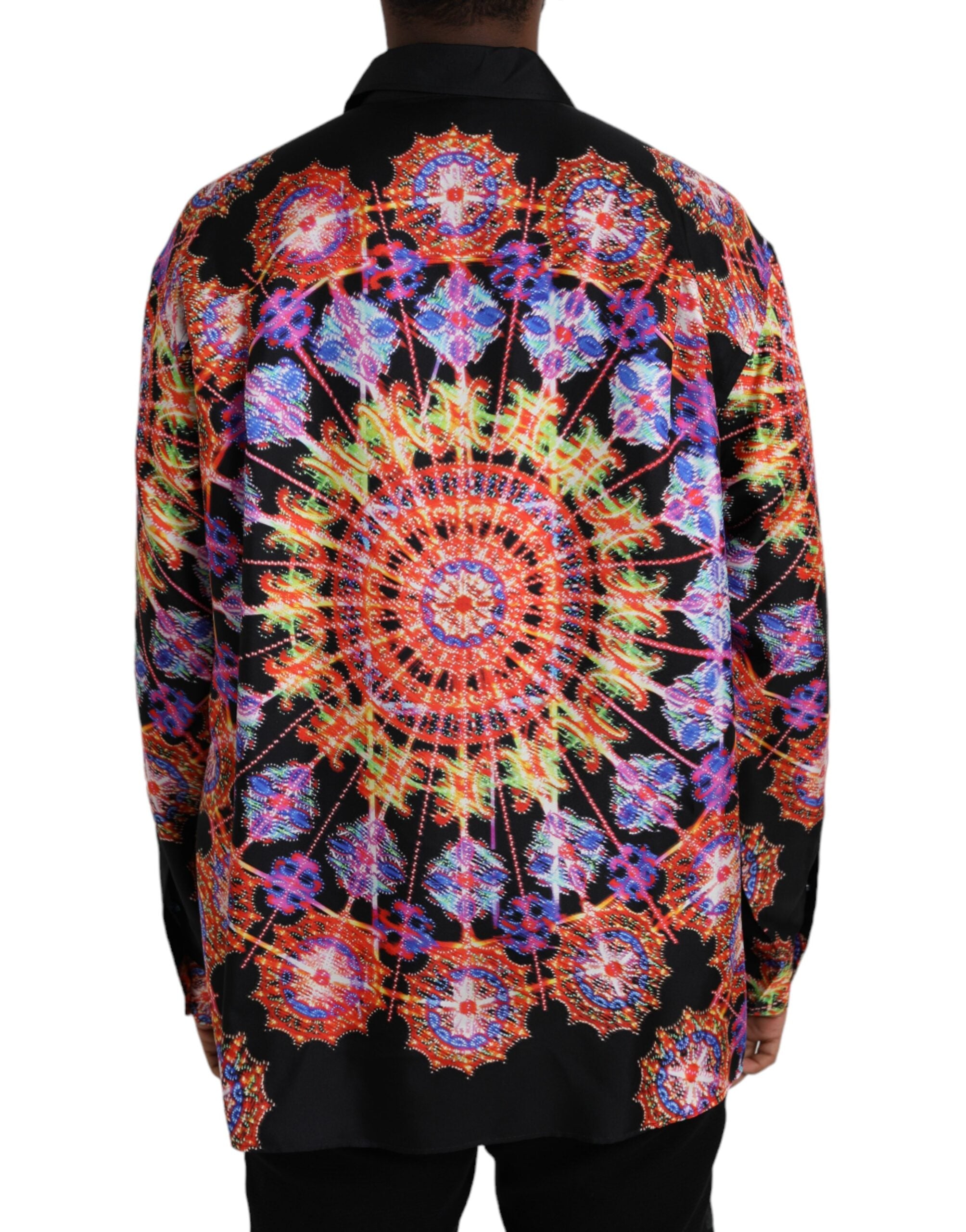 Multicolor Luminarie Silk Men Casual Shirt - ventzia