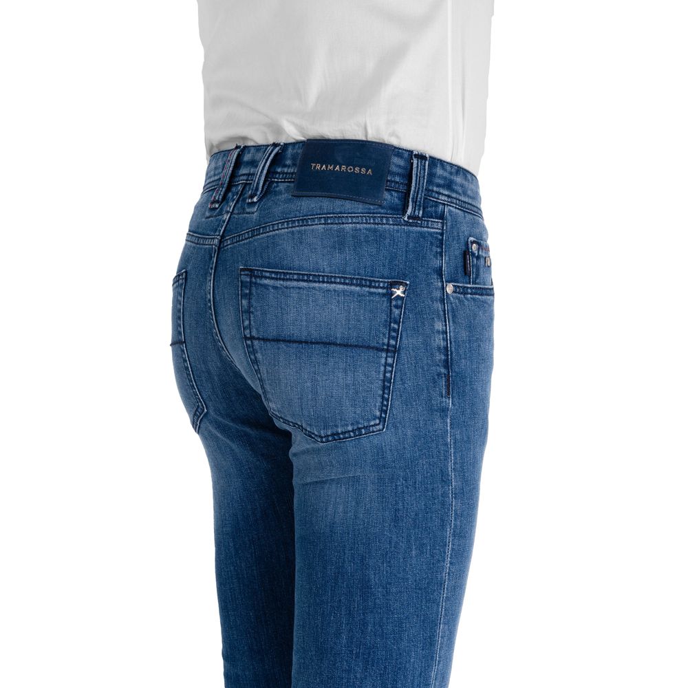 Blue Cotton Men's Jean - ventzia