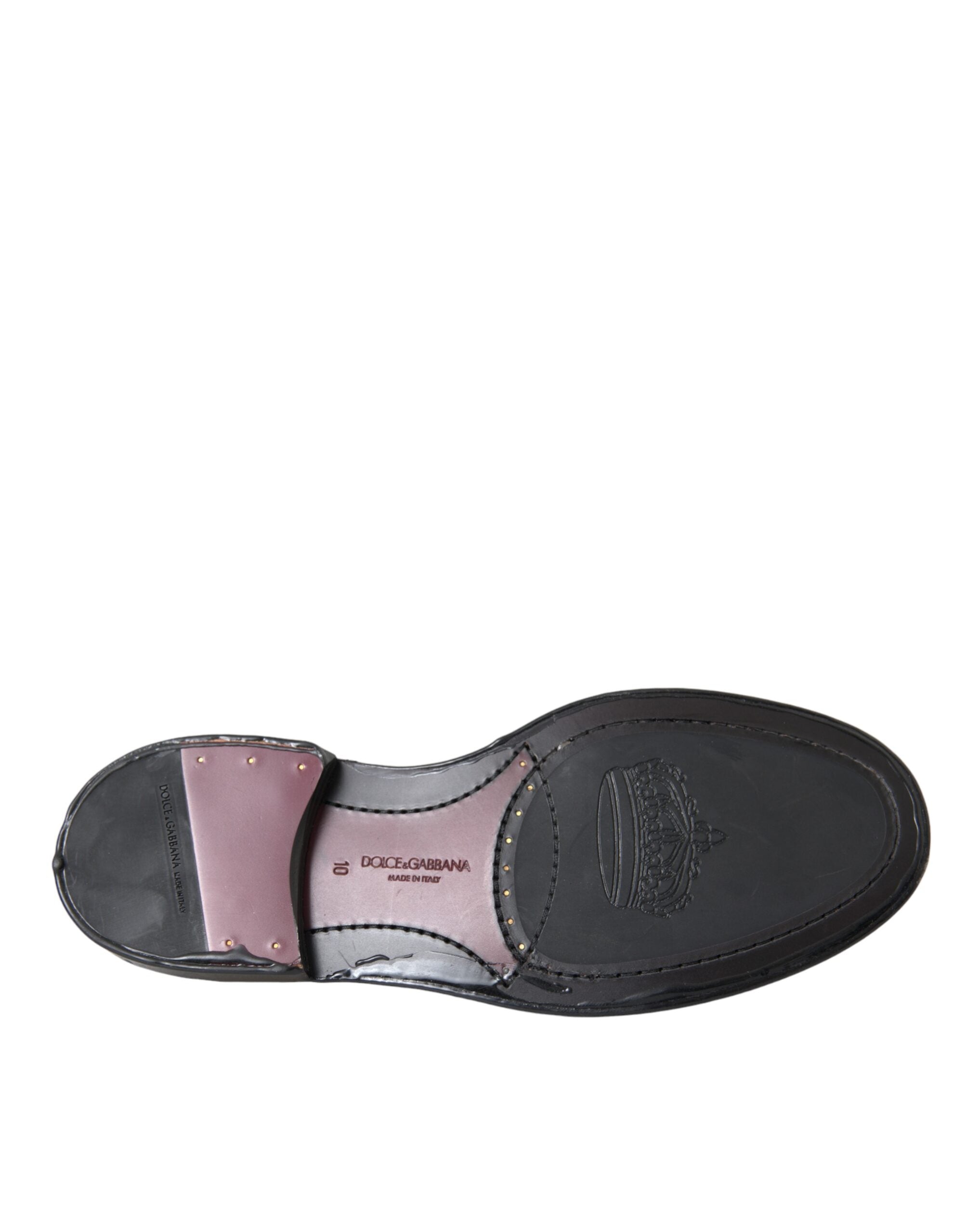 Black Leather Oxford Wingtip Formal Men Shoes - ventzia