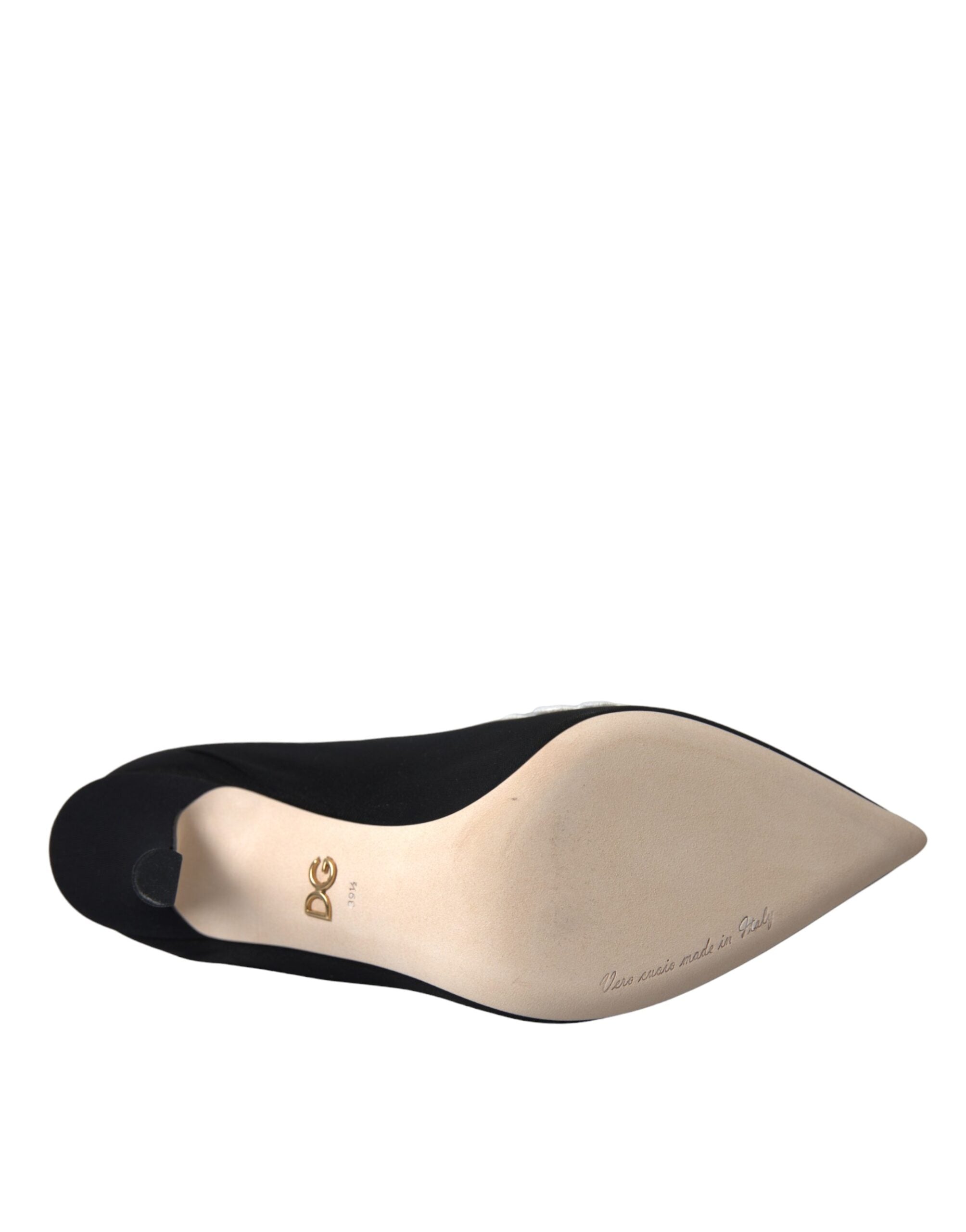 Black White Embroidery Slip On Boots Shoes - ventzia