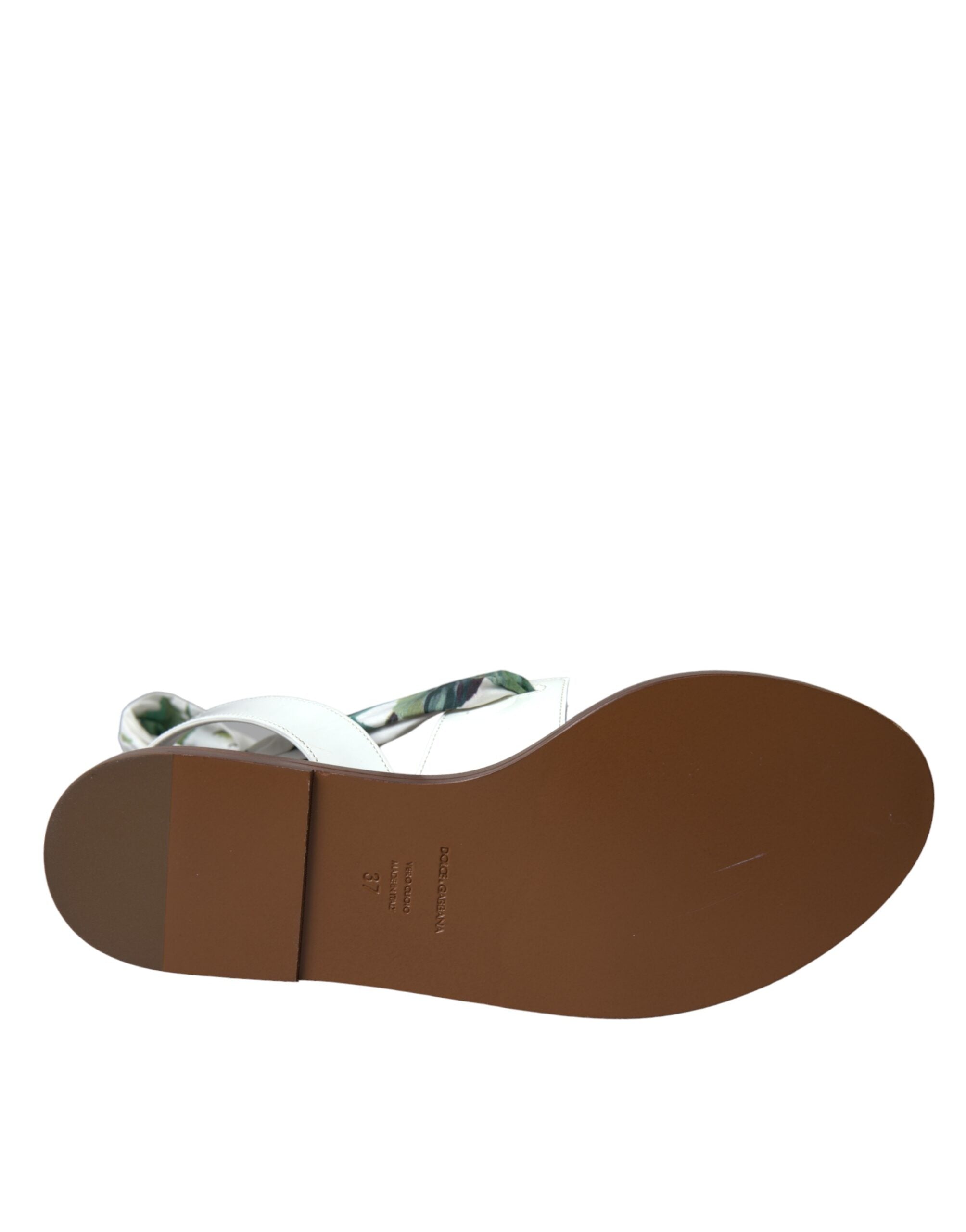 Multicolor Floral Print Ankle Wrap Sandals Shoes - ventzia