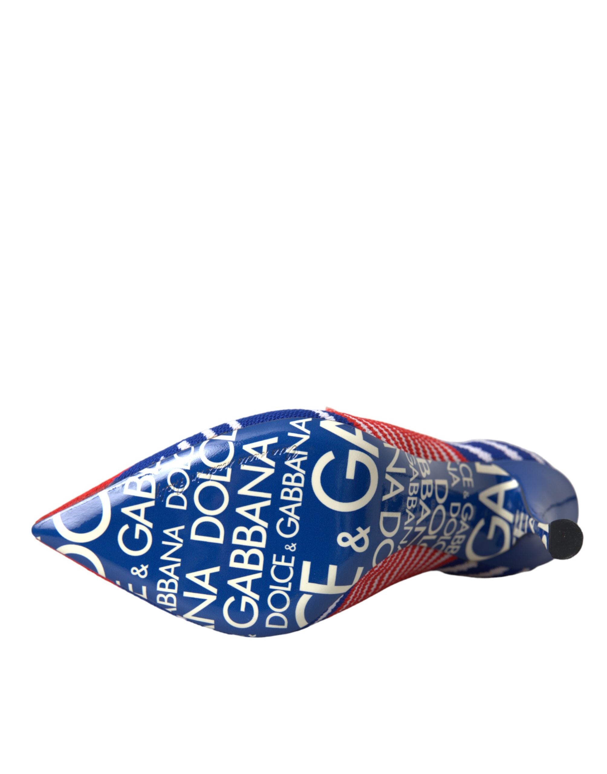 Red Blue Stretch Sock Style Short Boots Logo Shoes - ventzia