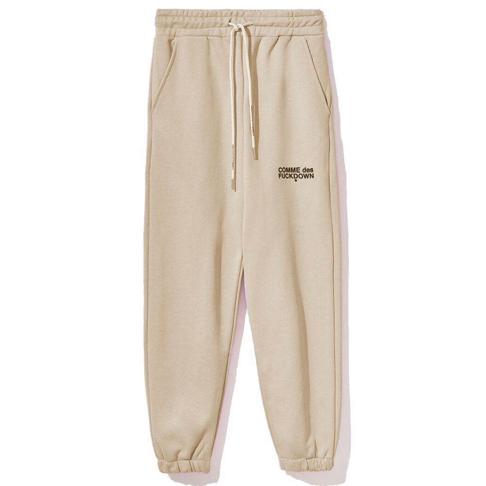 Beige Cotton Jeans & Pant - ventzia