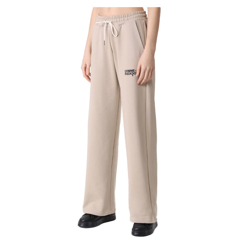 Beige Cotton Jeans & Pant - ventzia