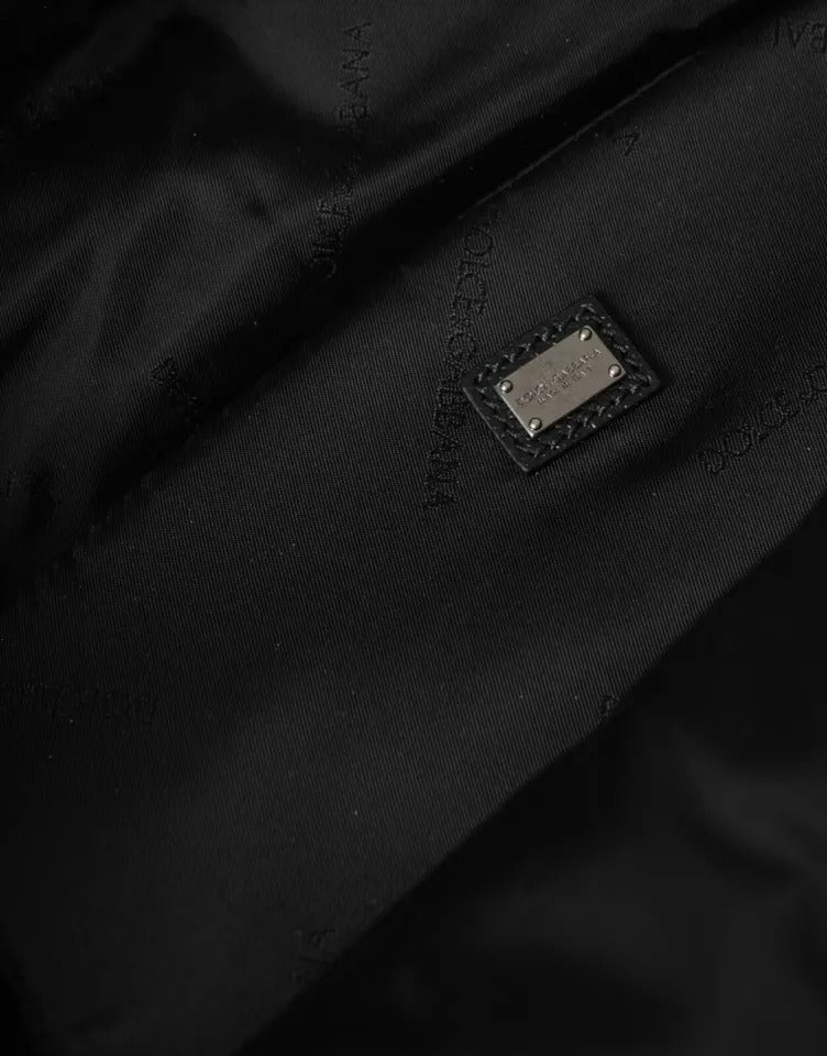 Blue Nylon #DGFamily Patch Men Backpack Bag - ventzia