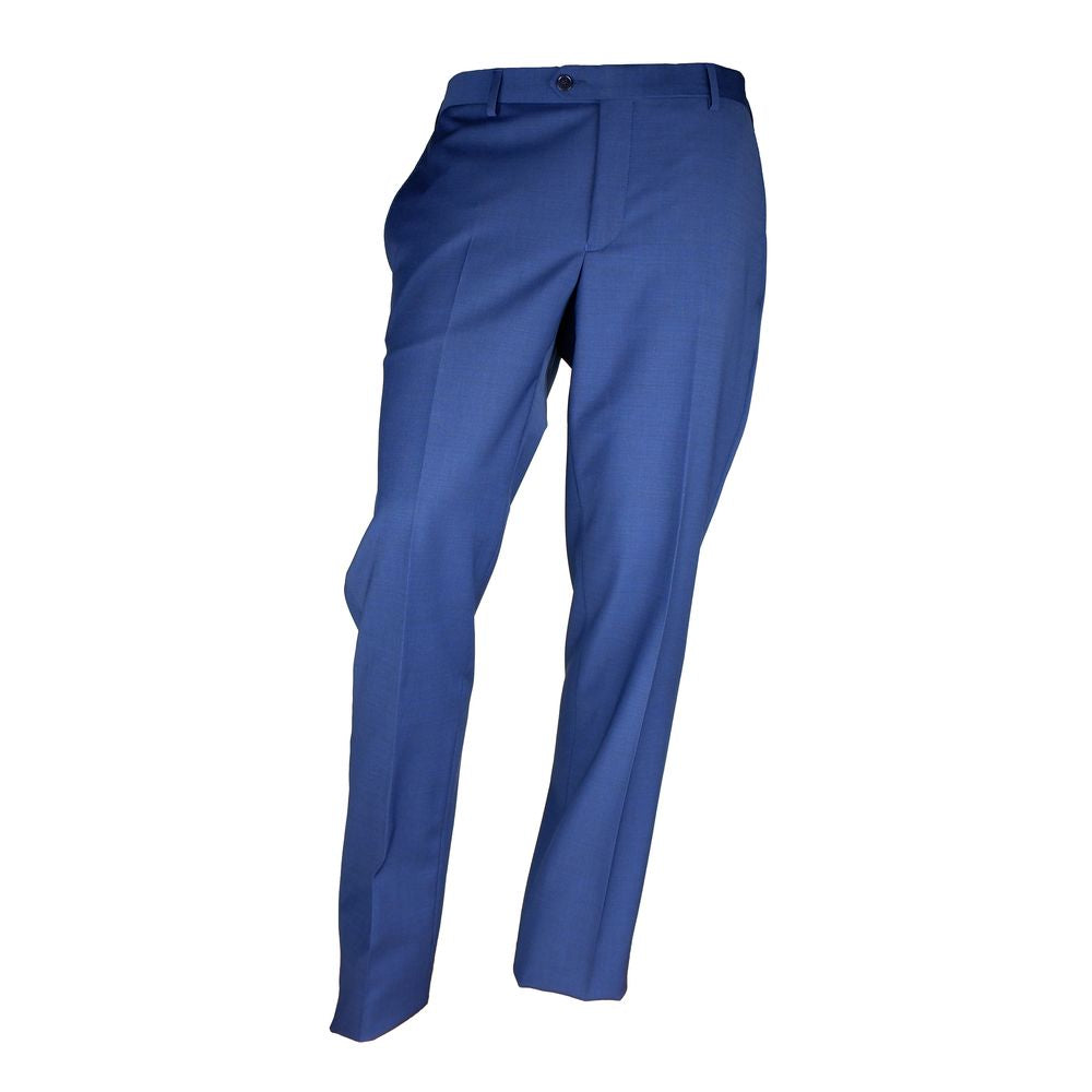 Elegant Two-Button Men's Suit in Blue - ventzia