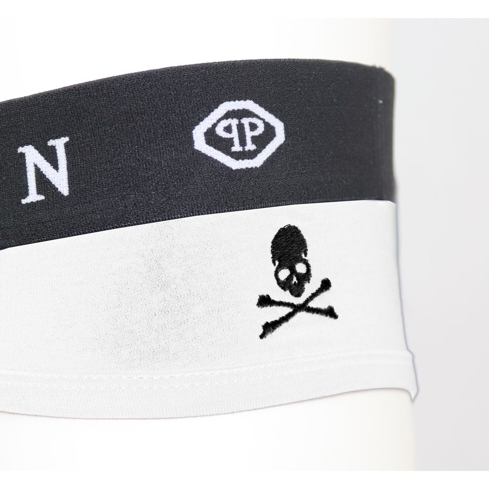 White Cotton Men Boxer Short - ventzia