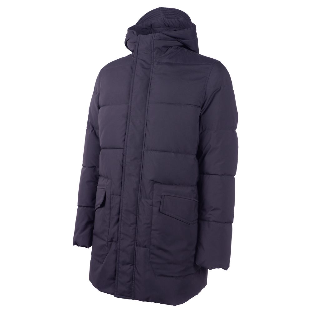 Blue Polyester Men's Jacket - ventzia