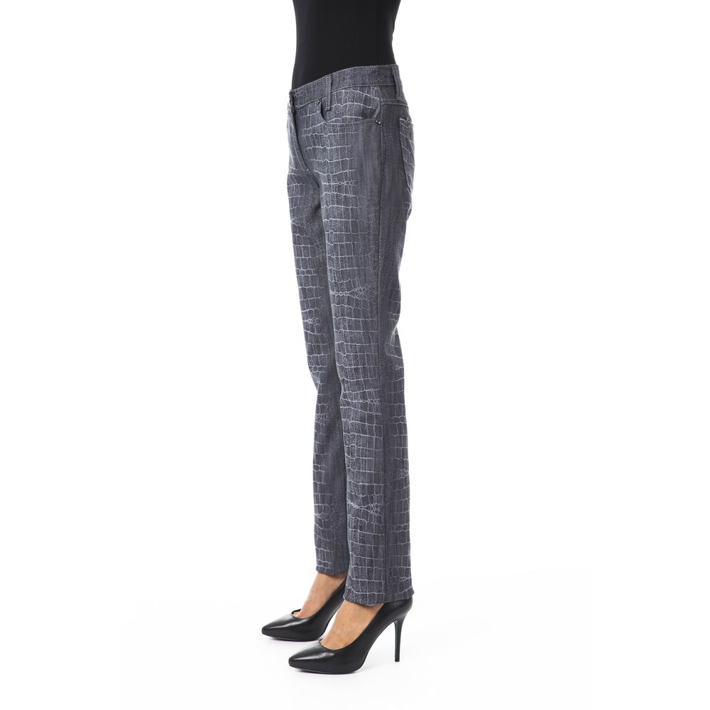 Black Viscose Women Pants - ventzia