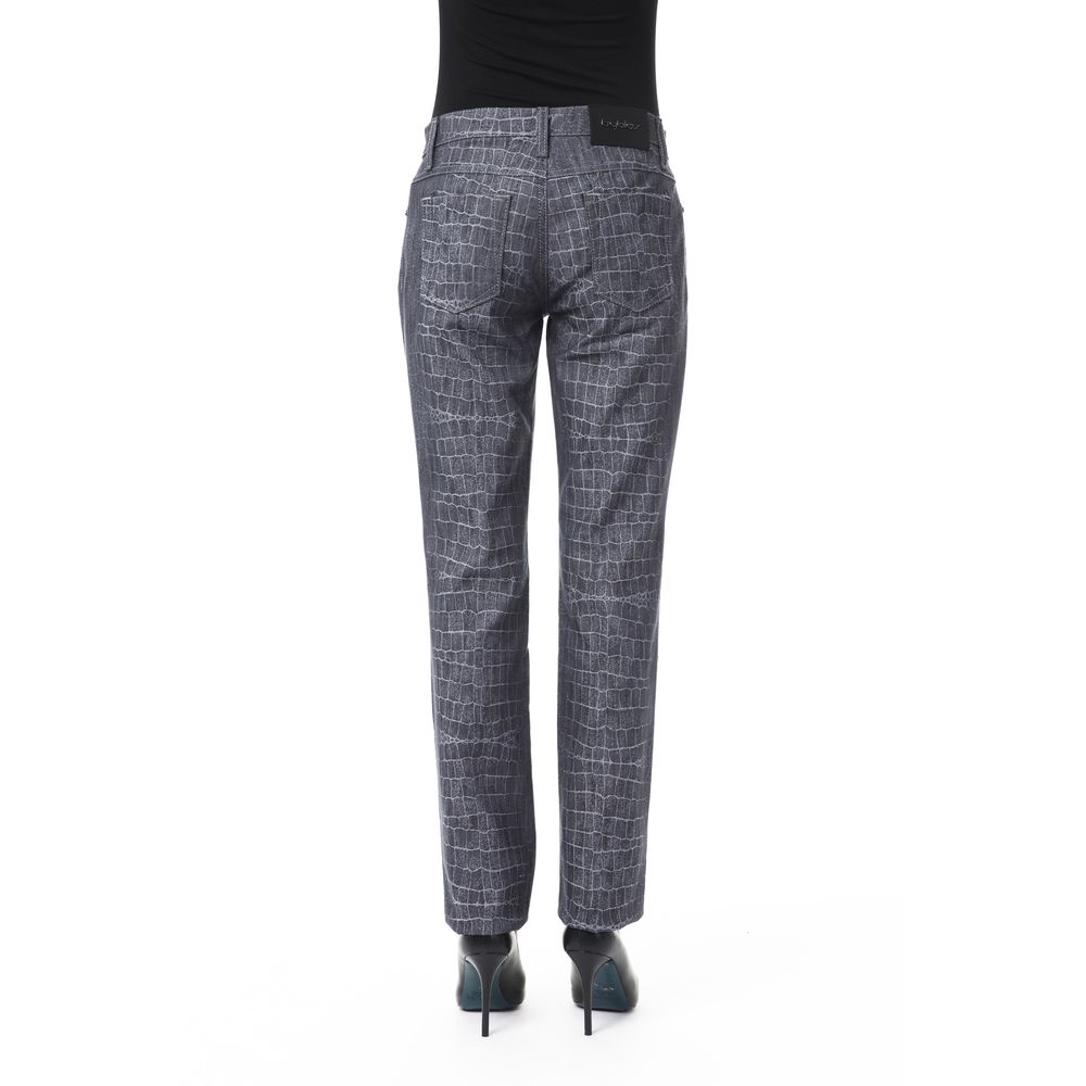 Black Viscose Women Pants - ventzia