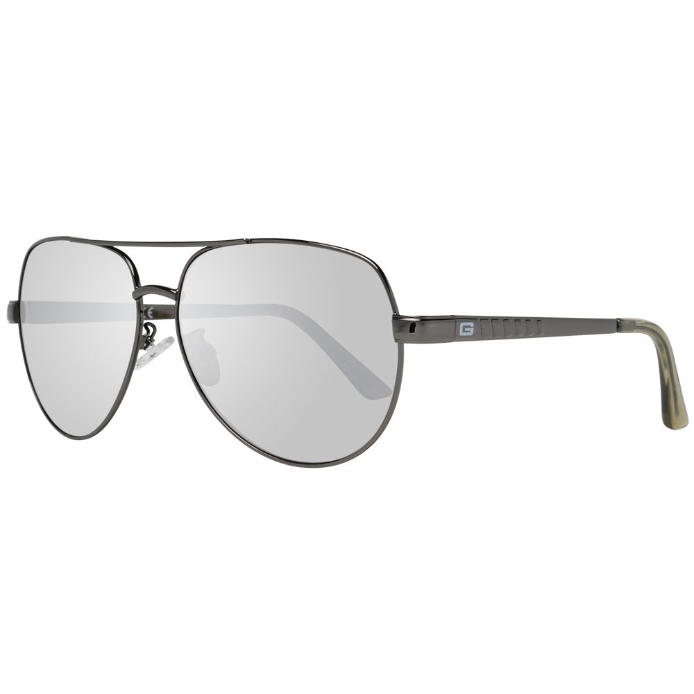 Gray Metal Sunglasses - ventzia