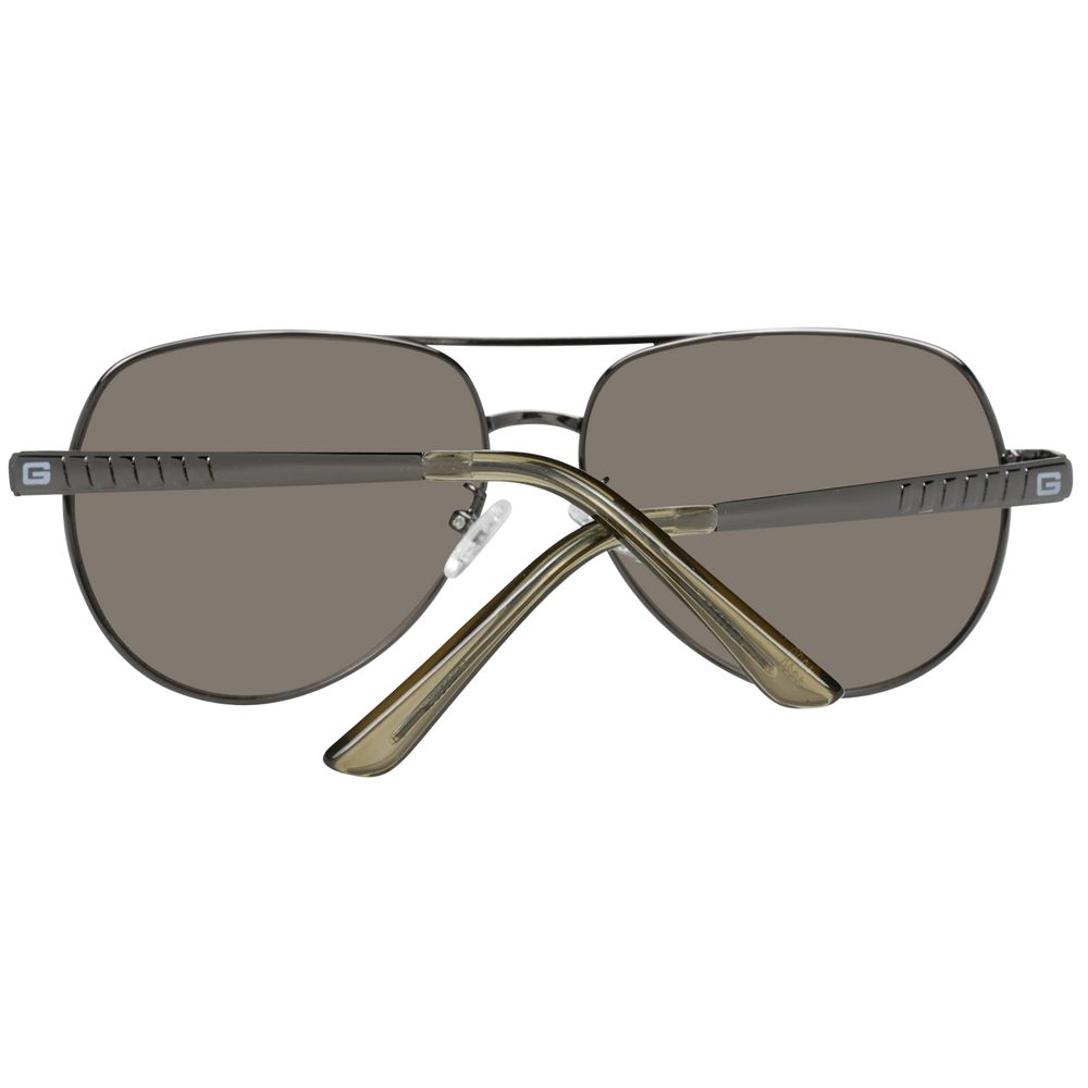 Gray Metal Sunglasses - ventzia