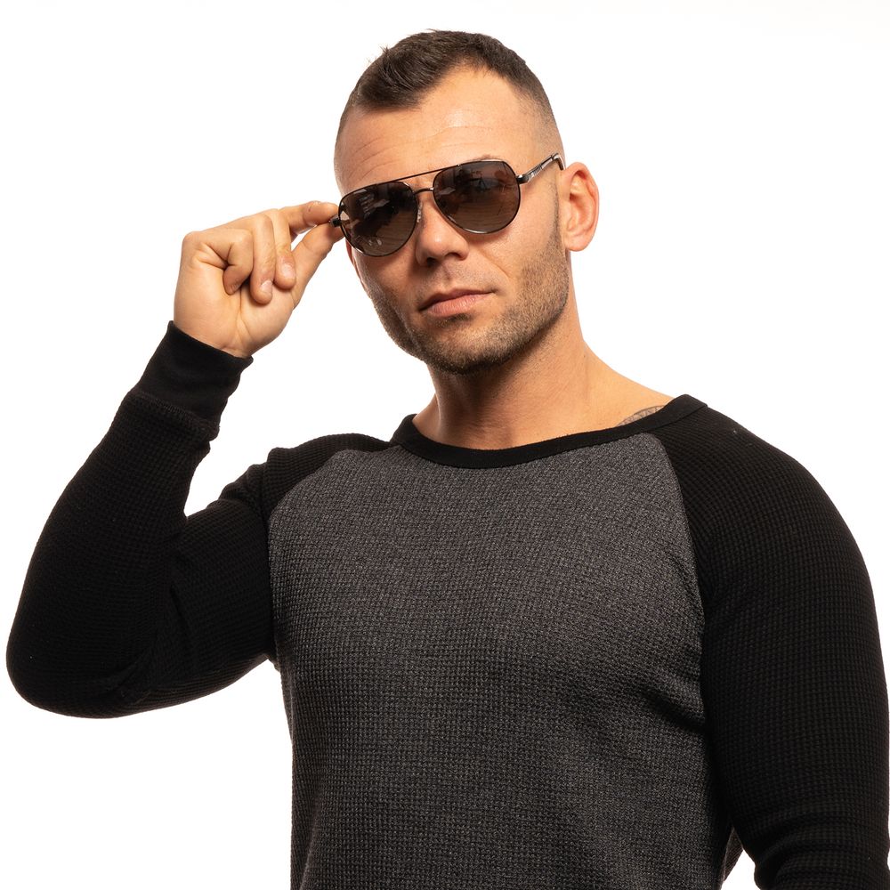 Gray Metal Sunglasses - ventzia