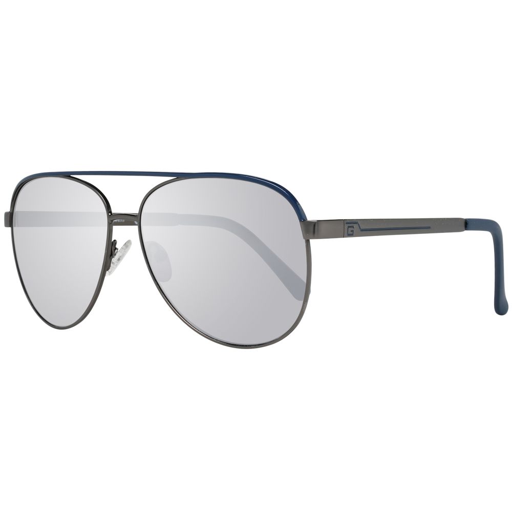 Gray Metal Sunglasses - ventzia