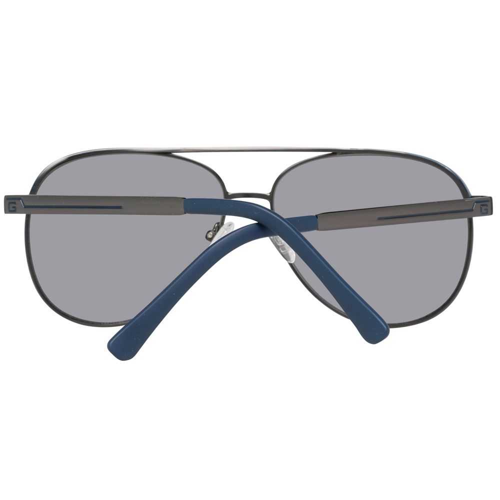 Gray Metal Sunglasses - ventzia