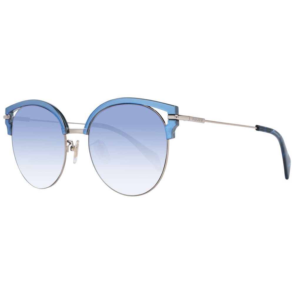 Blue Metal & Plastic Sunglasses - ventzia