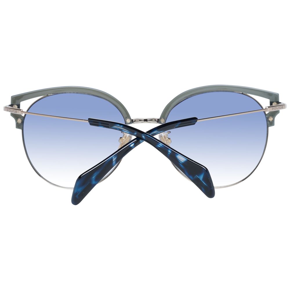 Blue Metal & Plastic Sunglasses - ventzia