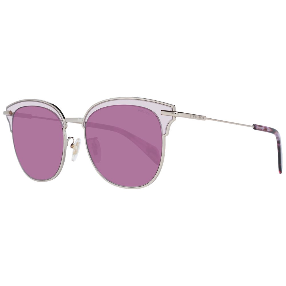 Burgundy Metal & Plastic Sunglasses - ventzia