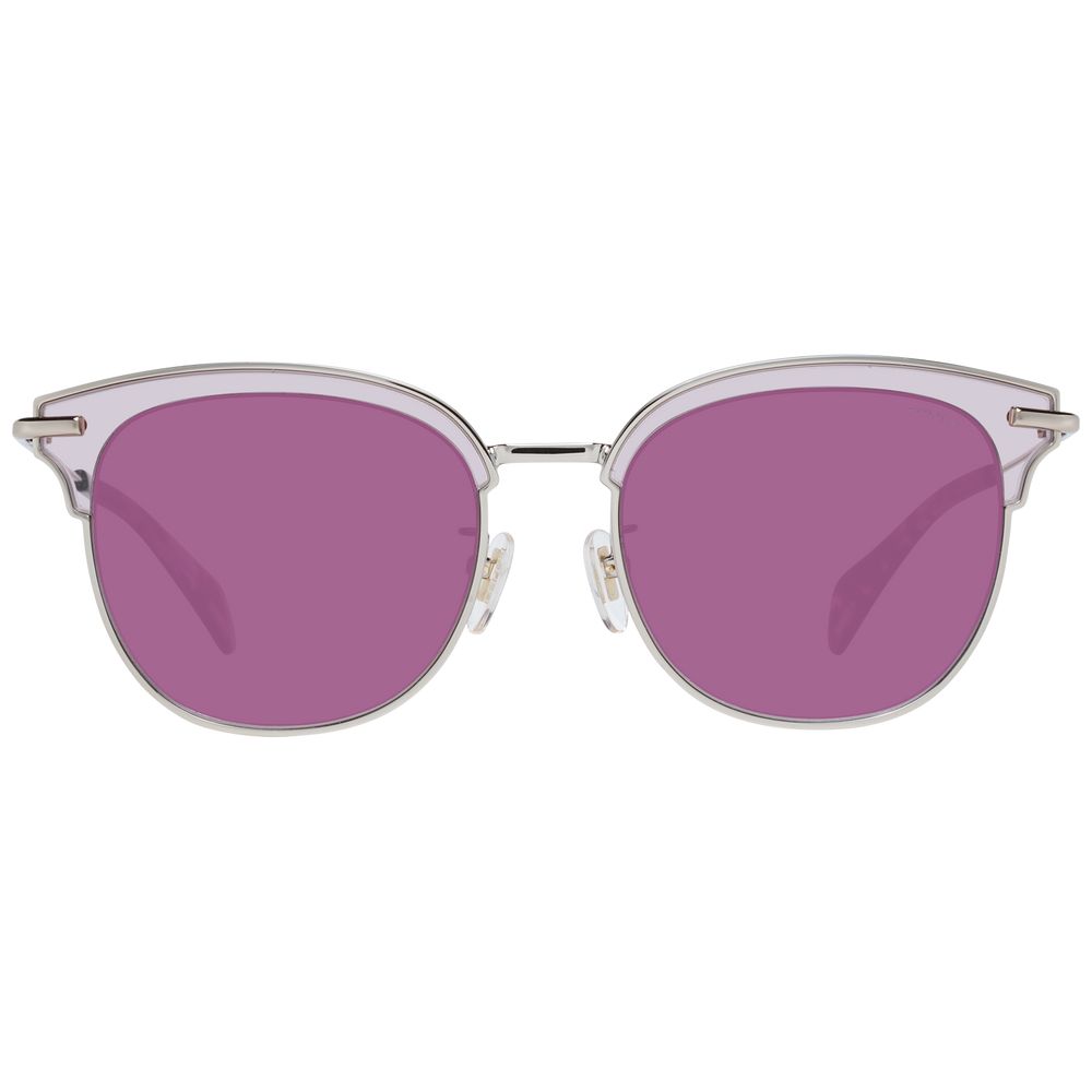Burgundy Metal & Plastic Sunglasses - ventzia