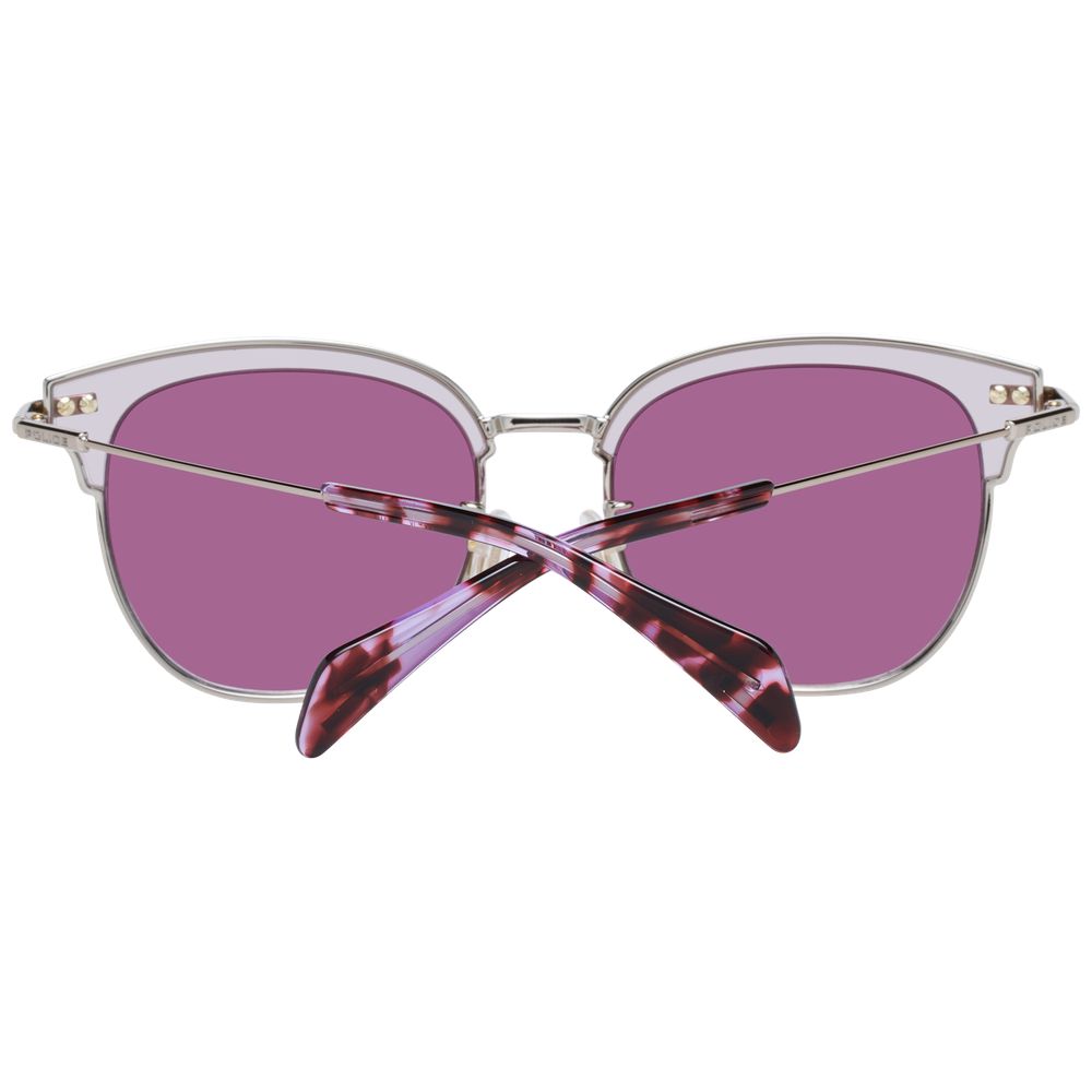 Burgundy Metal & Plastic Sunglasses - ventzia