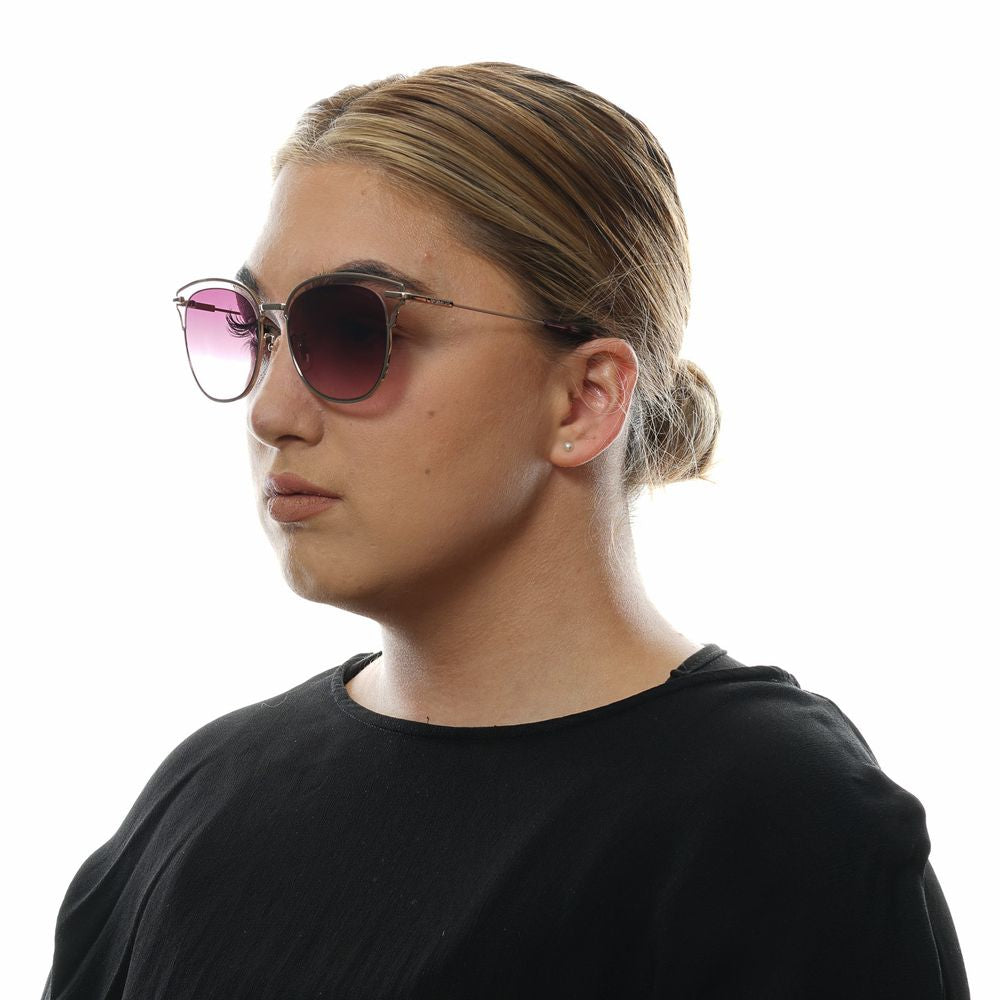 Burgundy Metal & Plastic Sunglasses - ventzia