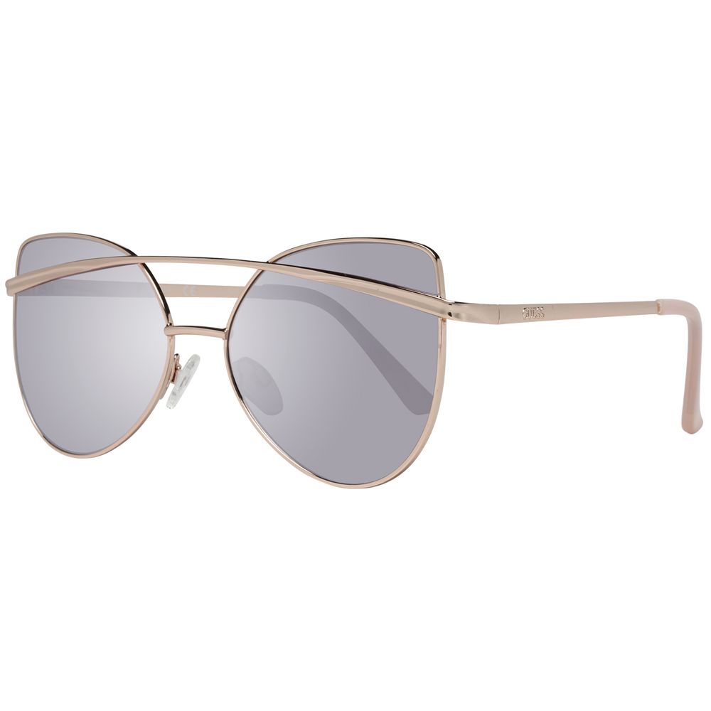Rose Gold Metal Sunglasses - ventzia