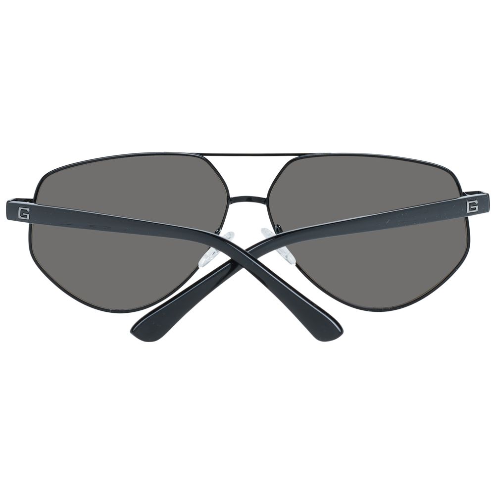 Black Metal & Plastic Sunglasses - ventzia