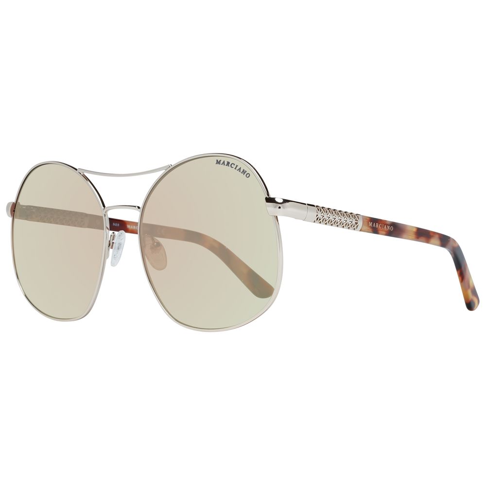 Rose Gold Metal Sunglasses - ventzia