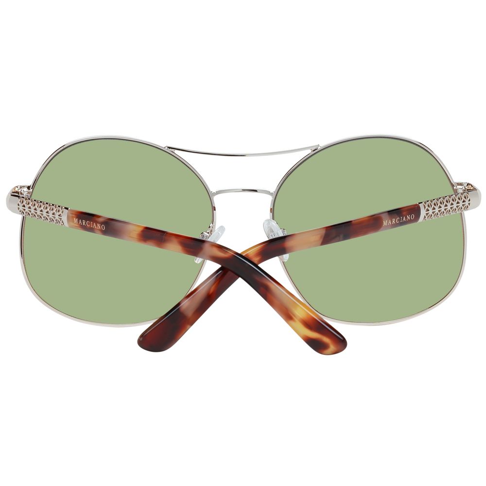Rose Gold Metal Sunglasses - ventzia