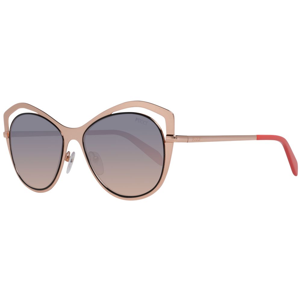 Rose Gold Metal Sunglasses - ventzia