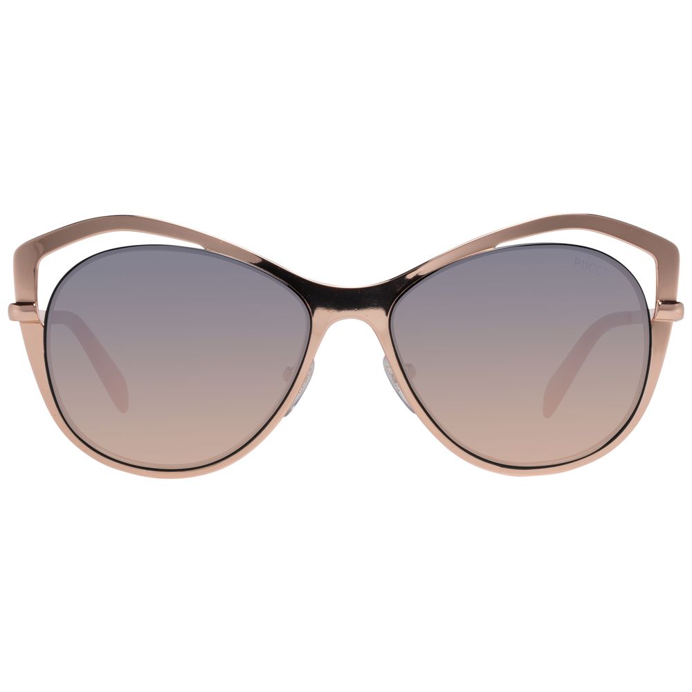 Rose Gold Metal Sunglasses - ventzia