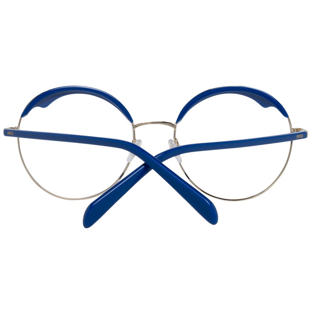 Blue Metal & Plastic Glasses (Frames) - ventzia