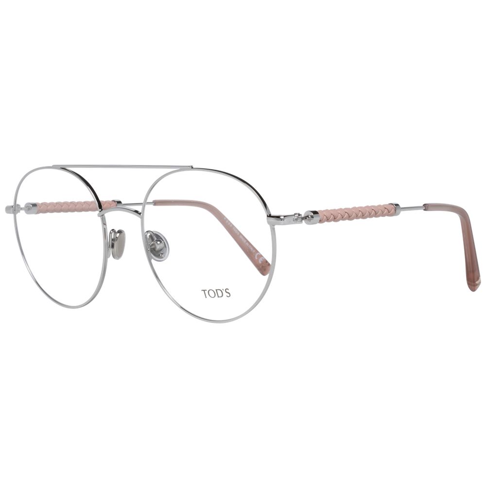 Silver Metal & Leather Glasses (Frames) - ventzia