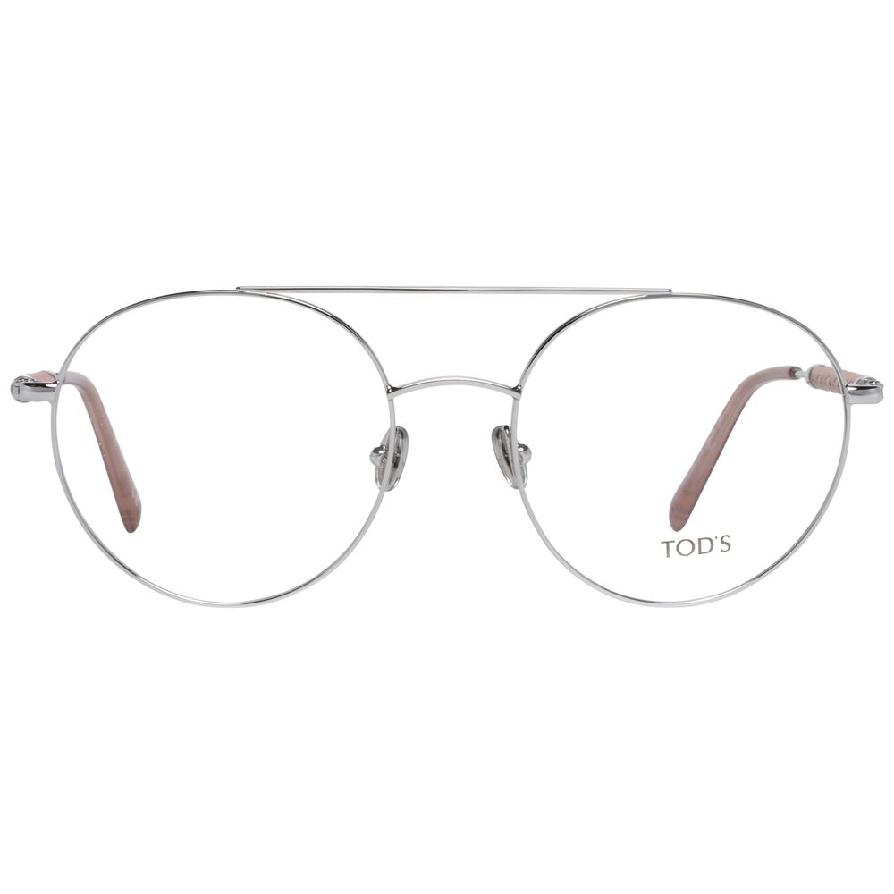 Silver Metal & Leather Glasses (Frames) - ventzia