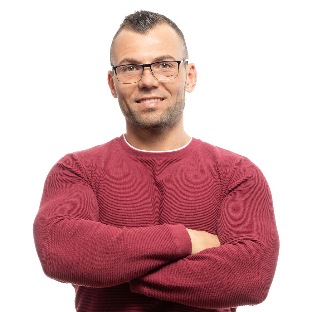 Blue Metal Glasses (Frames) - ventzia