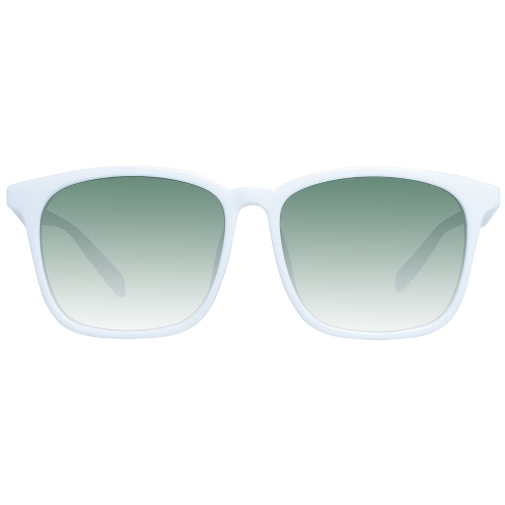 White Plastic Sunglasses - ventzia