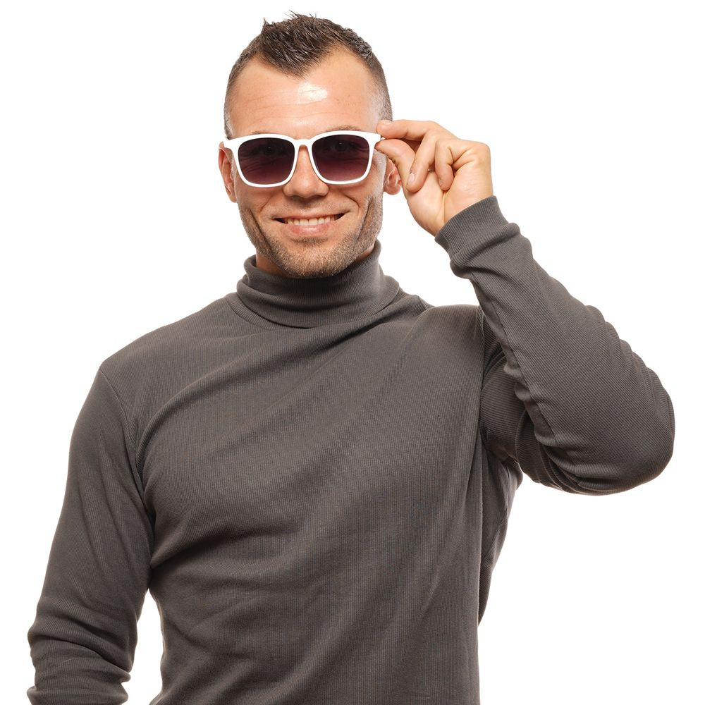 White Plastic Sunglasses - ventzia