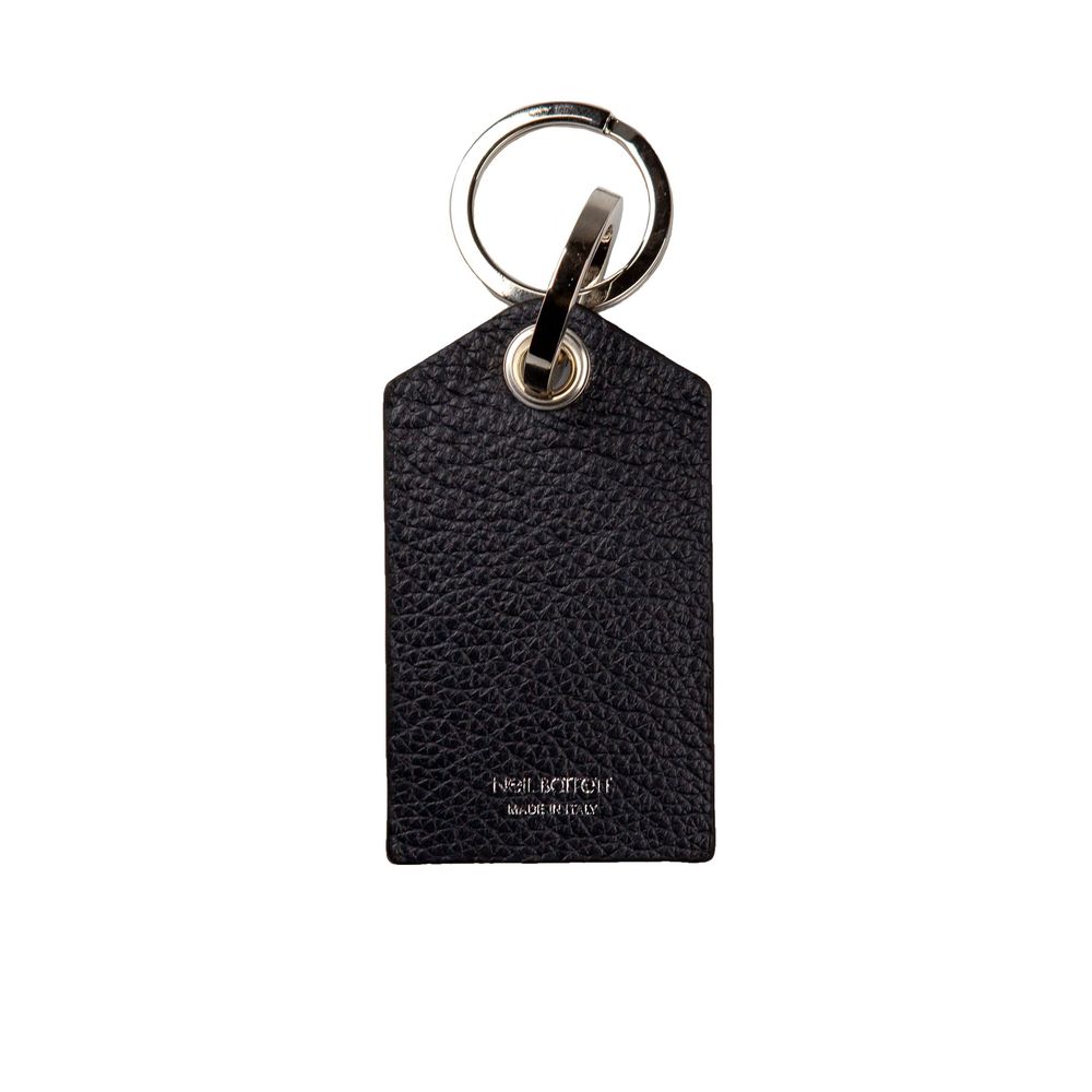 Blue Leather Men Keychain - ventzia