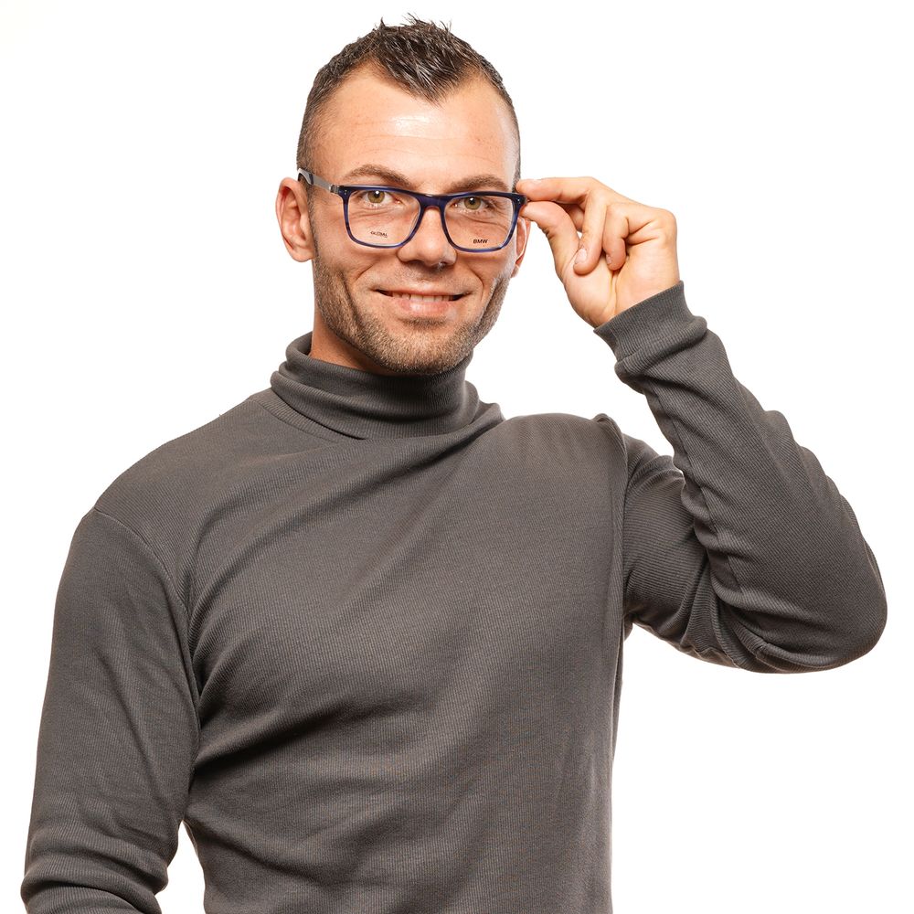 Blue Metal & Plastic Glasses (Frames) - ventzia