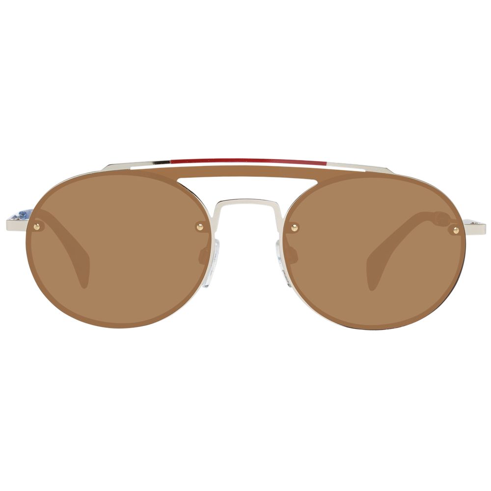 Gold Metal & Plastic Sunglasses - ventzia