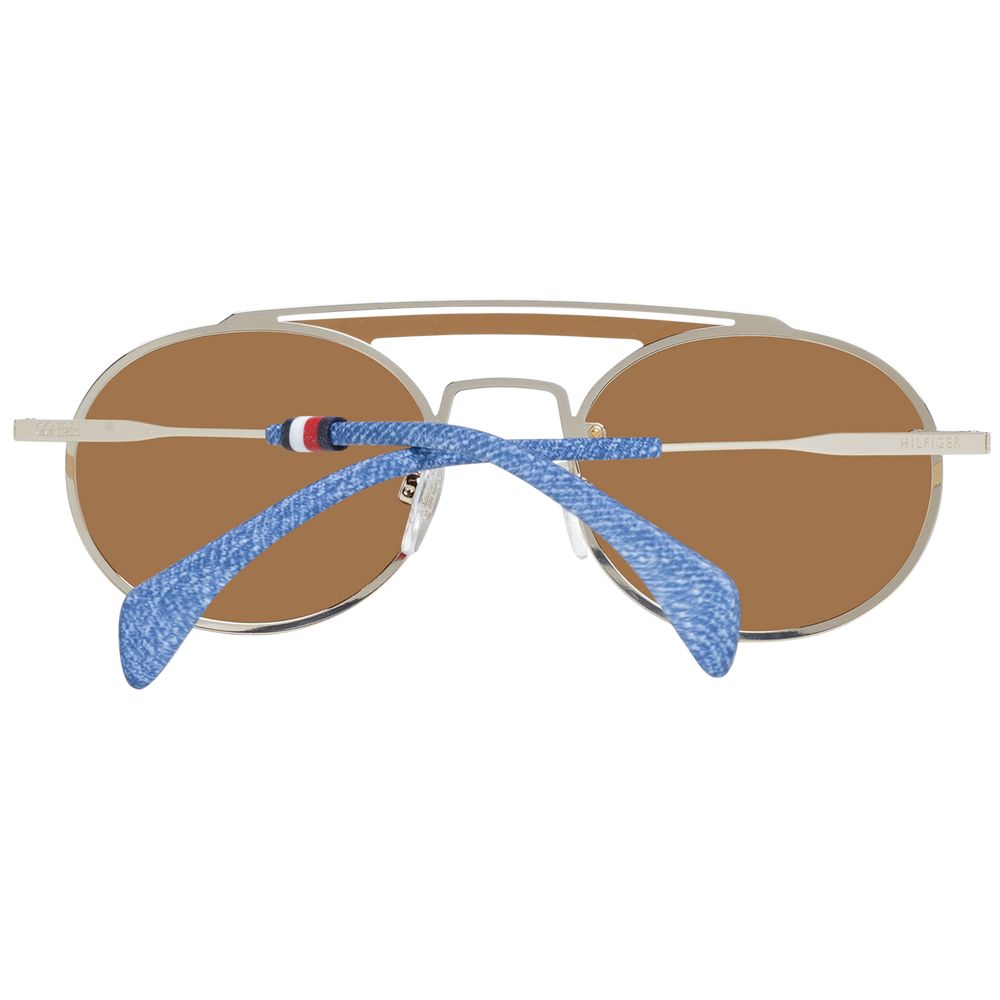 Gold Metal & Plastic Sunglasses - ventzia