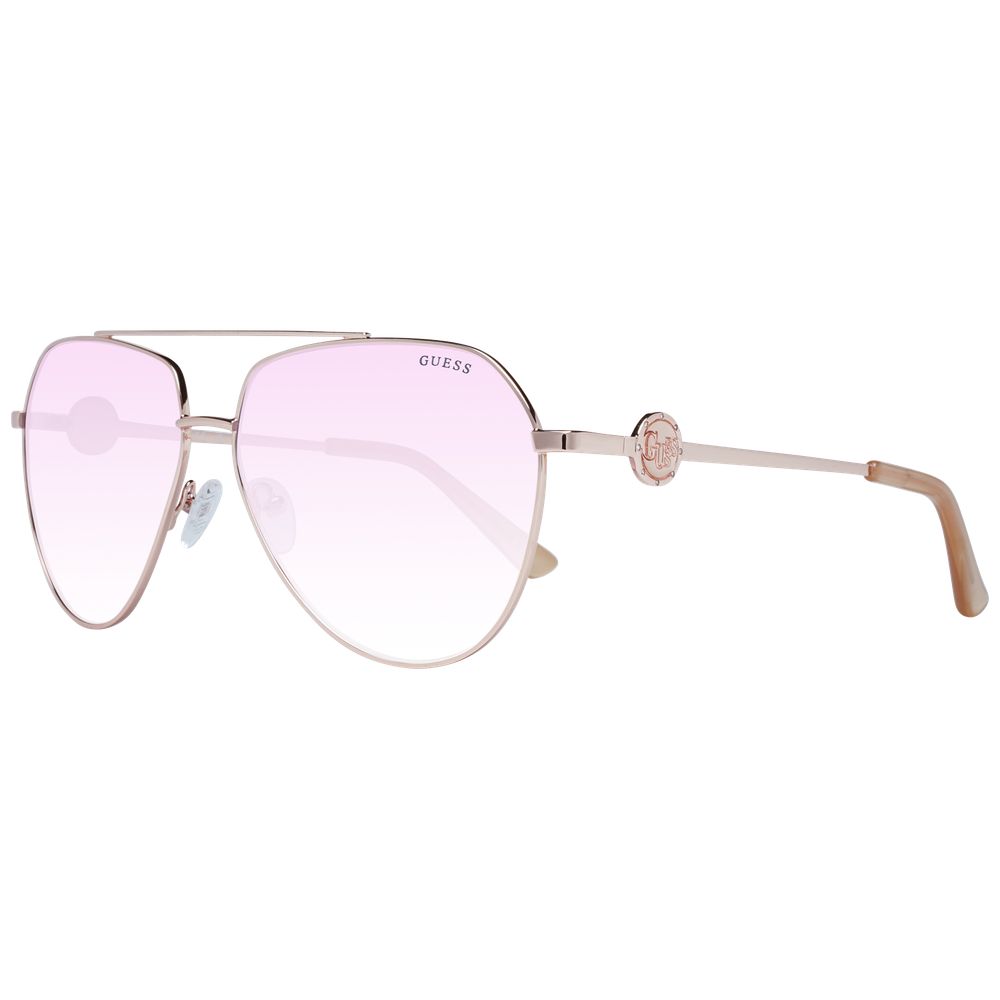 Rose Gold Metal Sunglasses - ventzia