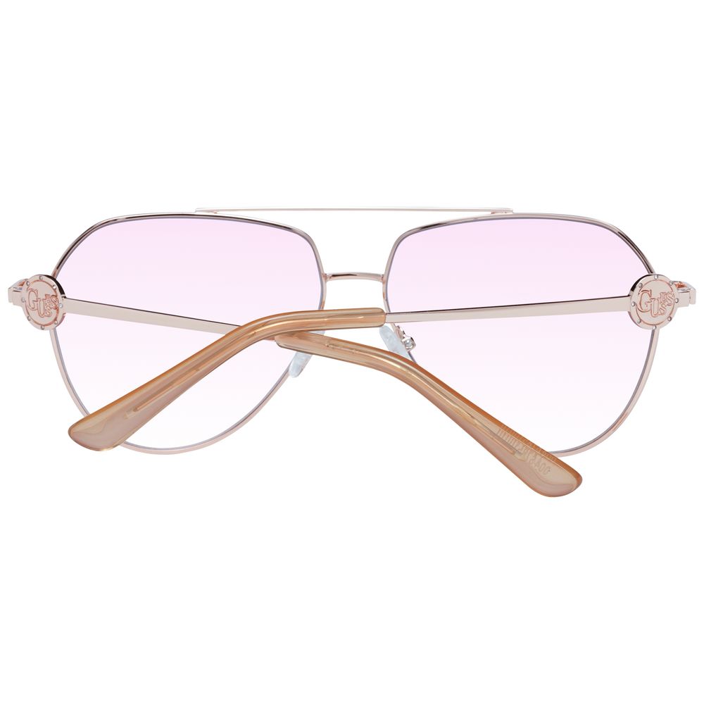 Rose Gold Metal Sunglasses - ventzia