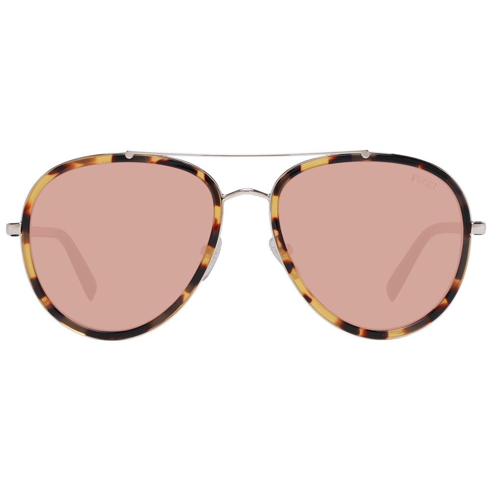 Brown Metal Sunglasses - ventzia