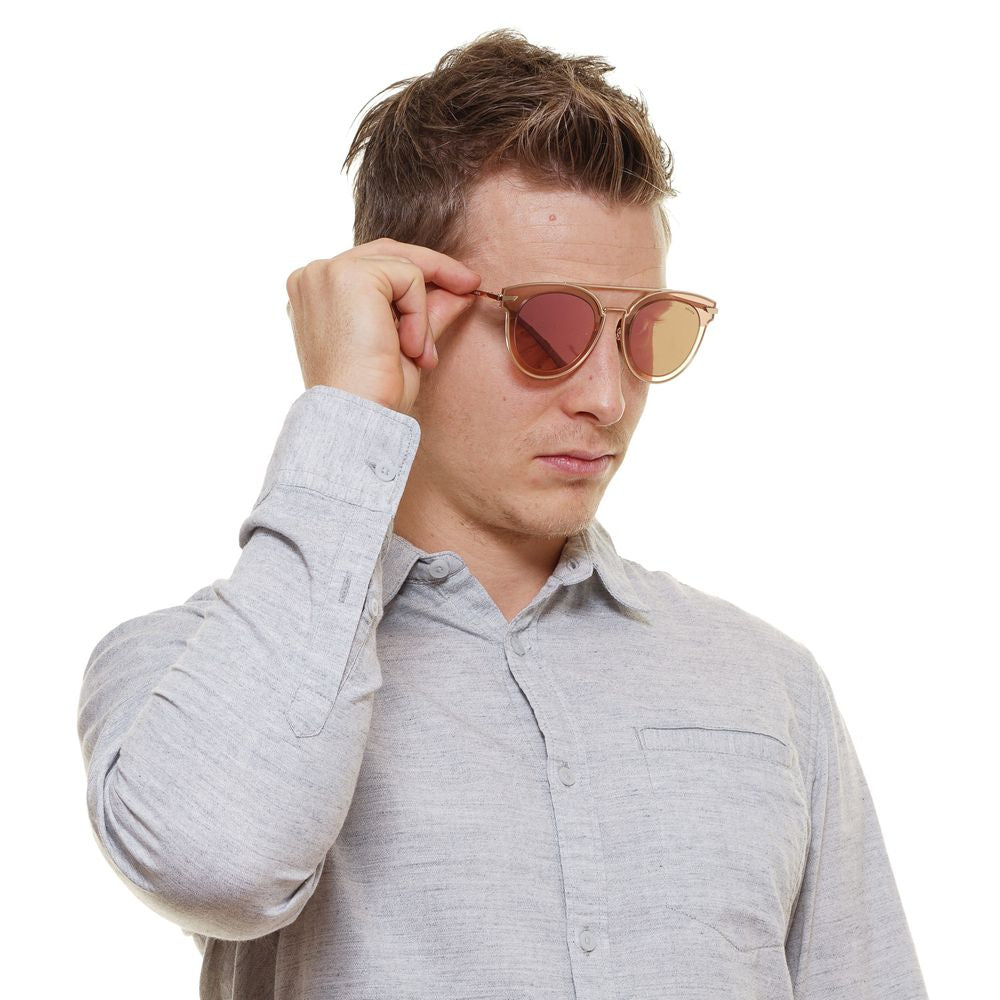 Rose Gold Metal & Plastic Sunglasses - ventzia