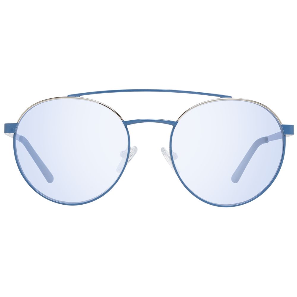 Blue Metal & Plastic Sunglasses - ventzia