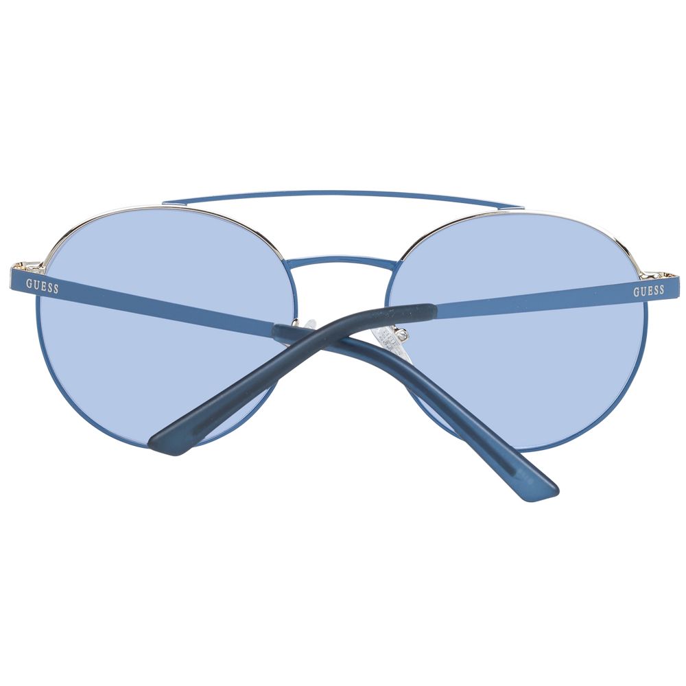 Blue Metal & Plastic Sunglasses - ventzia