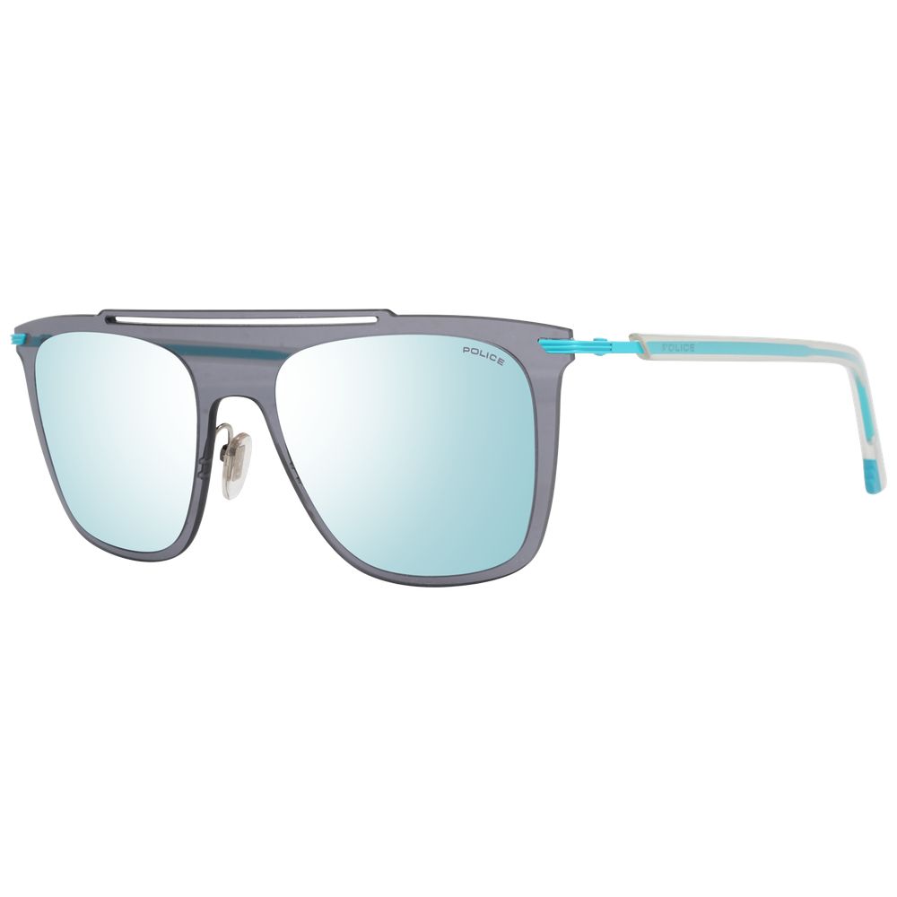 Blue Metal & Plastic Sunglasses - ventzia