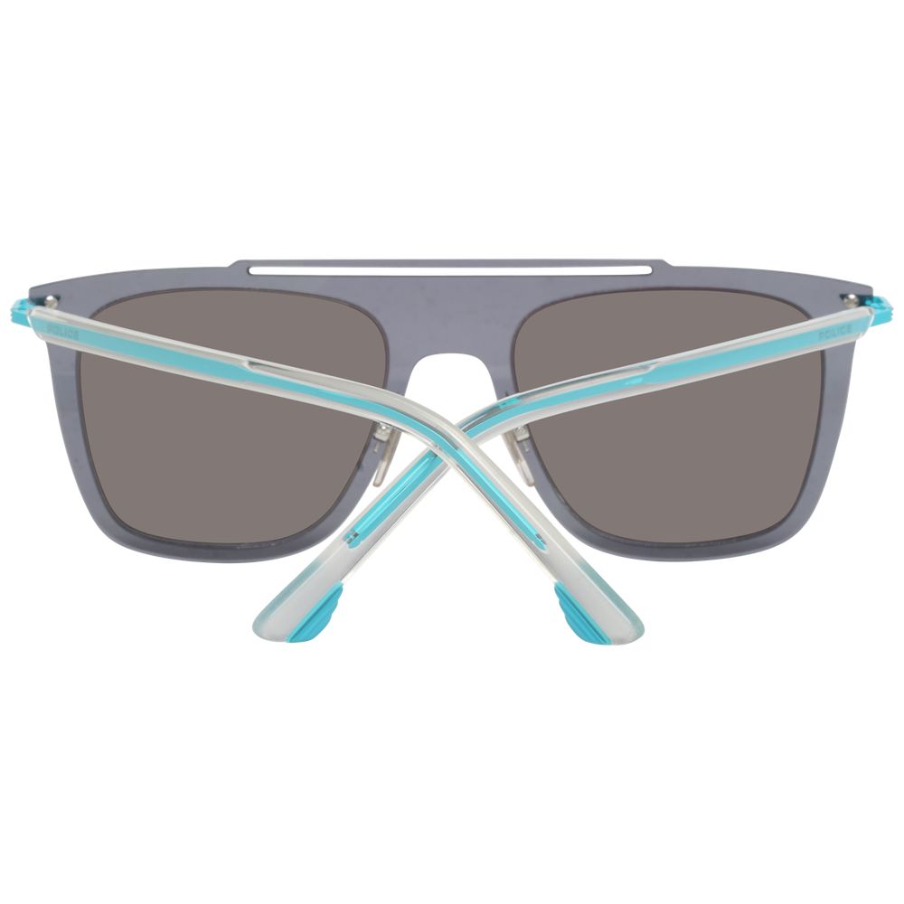 Blue Metal & Plastic Sunglasses - ventzia